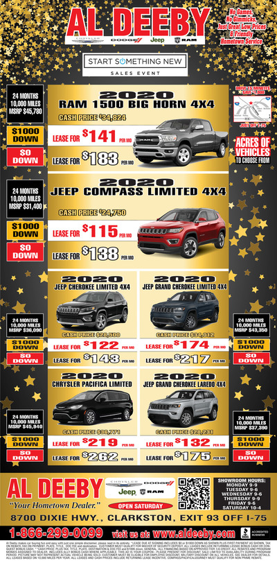 Oakland Press - Local Auto Deals - Jan 19, 2020