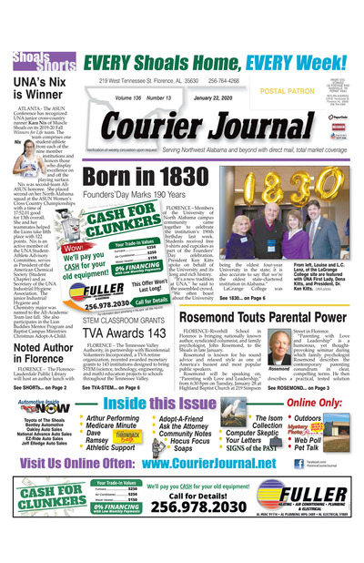 Courier Journal - Jan 22, 2020