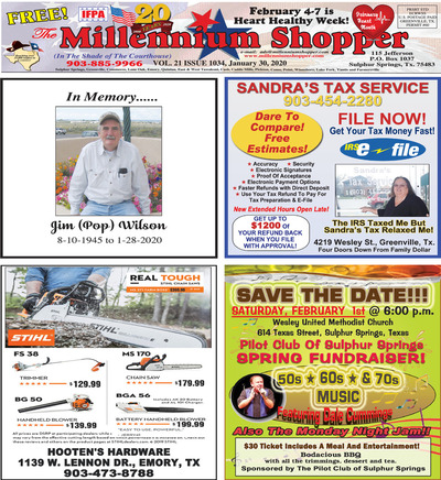 Millennium Shopper - Jan 30, 2020