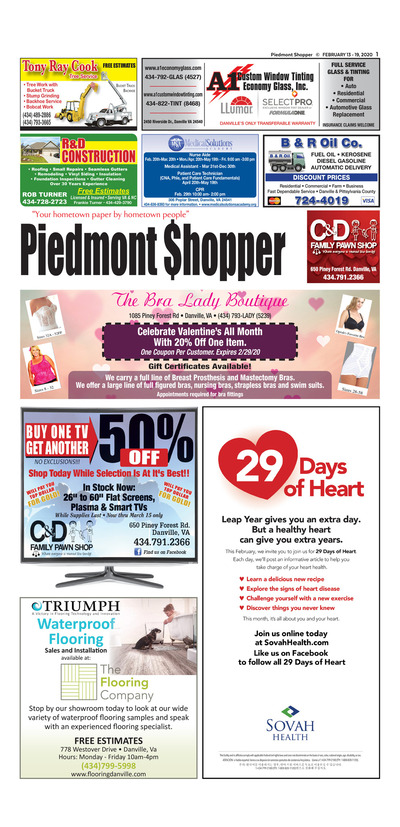 Piedmont Shopper - Feb 13, 2020