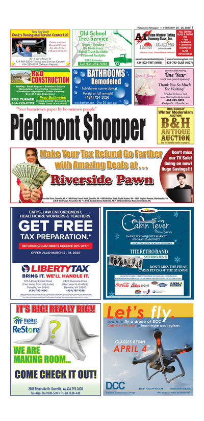 Piedmont Shopper - Feb 20, 2020