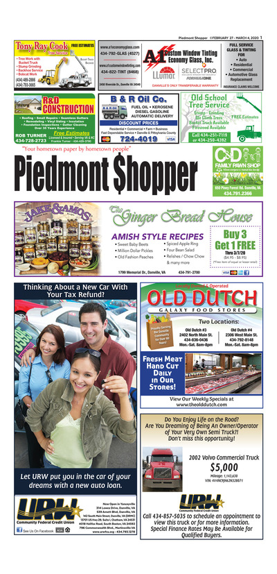Piedmont Shopper - Feb 27, 2020