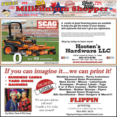 Millennium Shopper - Mar 12, 2020