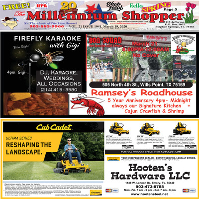 Millennium Shopper - Mar 19, 2020