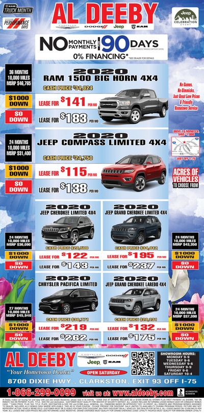Oakland Press - Local Auto Deals - Mar 22, 2020