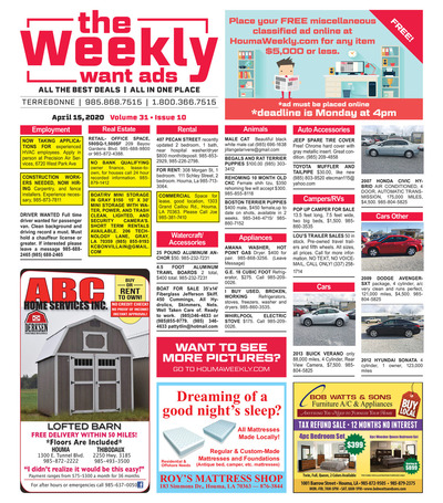 The Weekly - Apr 15, 2020