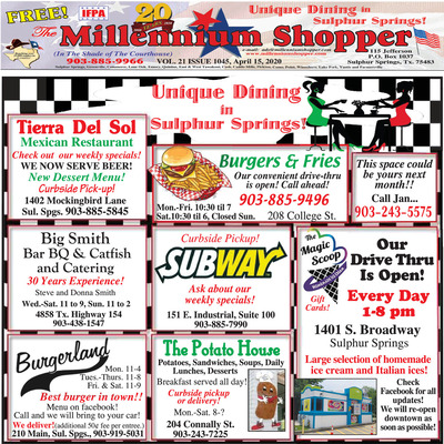 Millennium Shopper - Apr 16, 2020