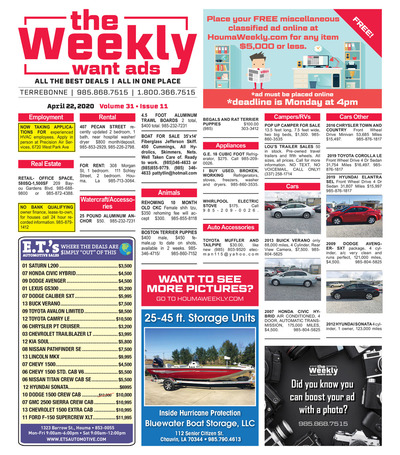 The Weekly - Apr 22, 2020
