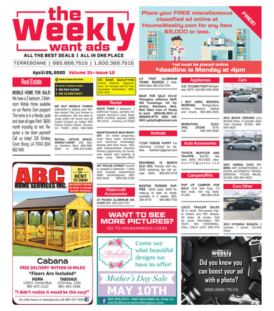 The Weekly - Apr 29, 2020