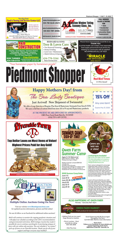 Piedmont Shopper - May 7, 2020
