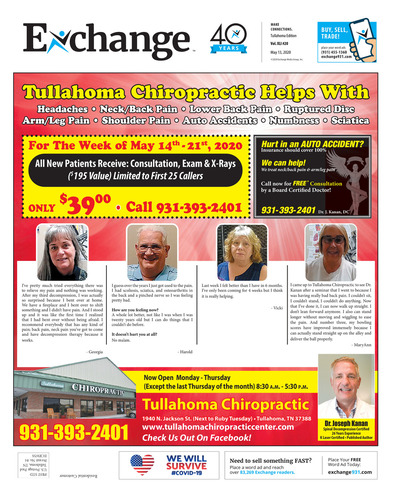 Exchange - Tullahoma - May 13, 2020