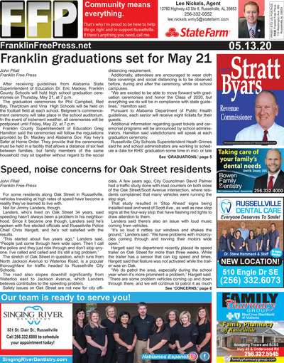 Franklin Free Press - May 13, 2020