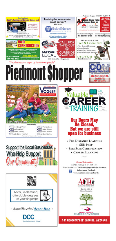 Piedmont Shopper - May 14, 2020