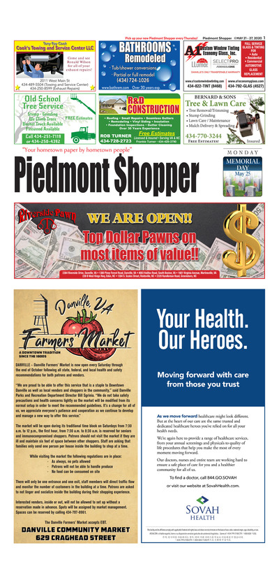 Piedmont Shopper - May 21, 2020