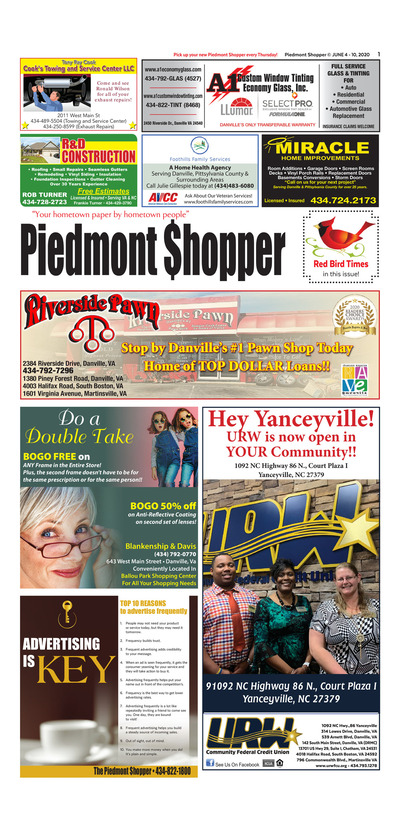 Piedmont Shopper - Jun 4, 2020