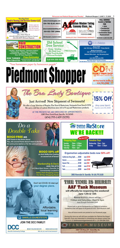 Piedmont Shopper - Jun 11, 2020