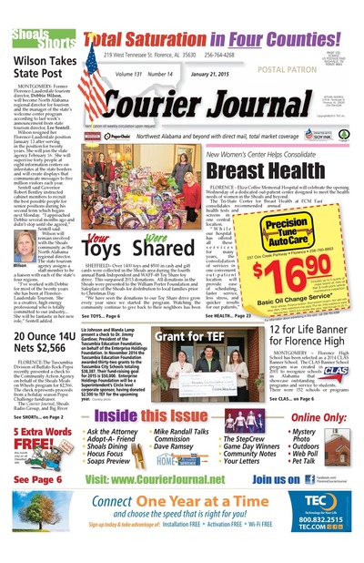 Courier Journal - Jan 21, 2015