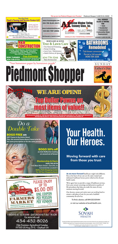 Piedmont Shopper - Jun 18, 2020
