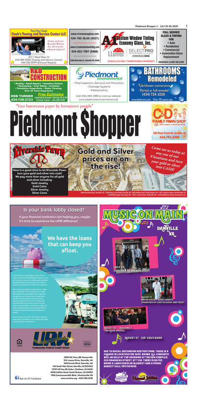 Piedmont Shopper - Jul 23, 2020
