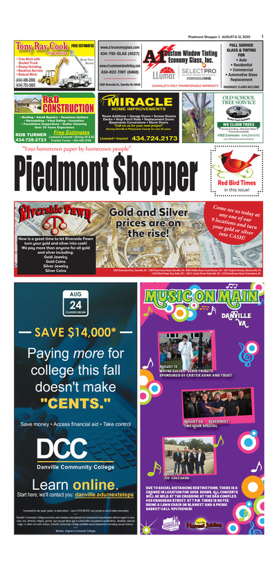 Piedmont Shopper - Aug 6, 2020
