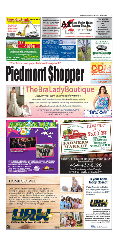 Piedmont Shopper - Aug 13, 2020