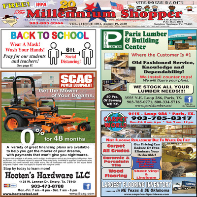 Millennium Shopper - Aug 20, 2020