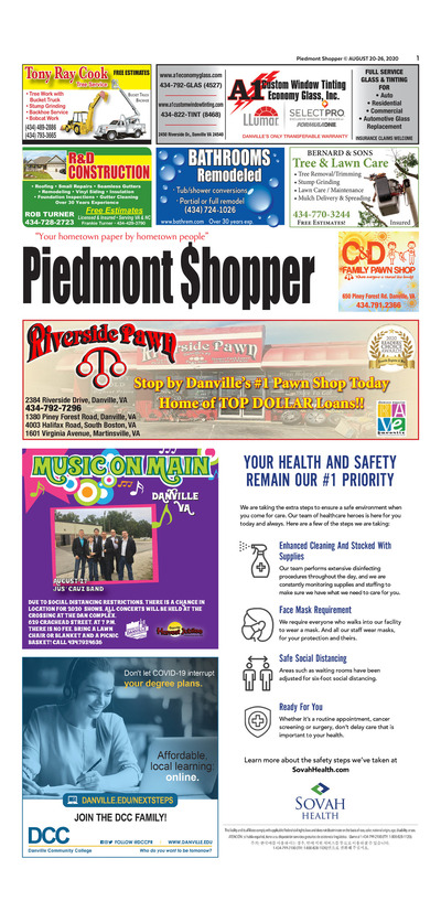 Piedmont Shopper - Aug 20, 2020