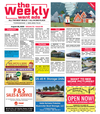 The Weekly - Aug 26, 2020