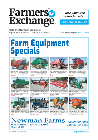 Farmer's Exchange - Free View - September 2020