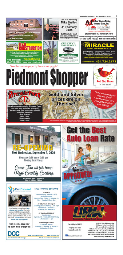 Piedmont Shopper - Sep 3, 2020
