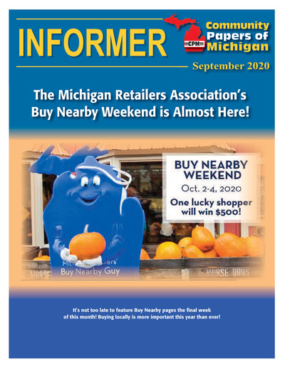 Community Papers of Michigan Newsletter - September 2020