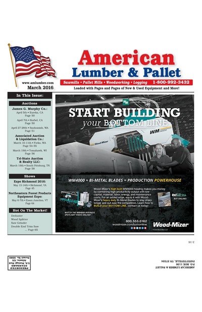 American Lumber & Pallet - March 2016