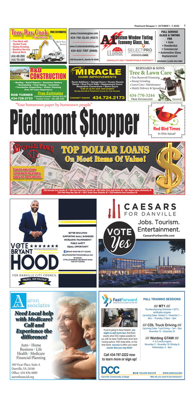 Piedmont Shopper - Oct 1, 2020
