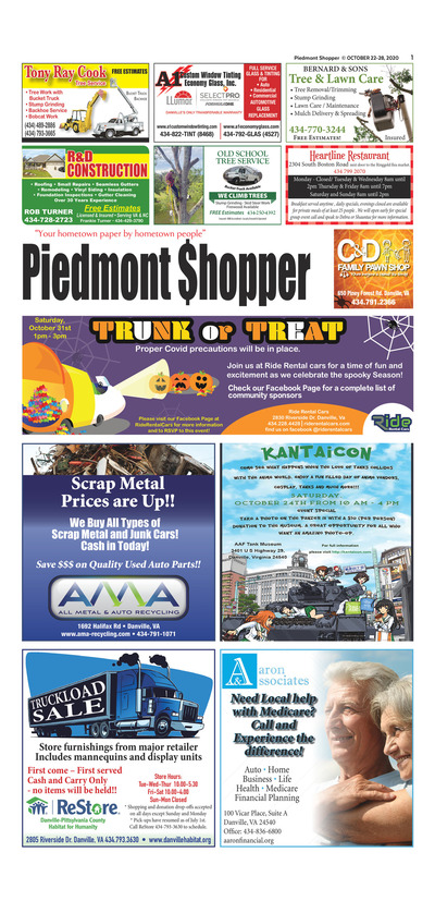 Piedmont Shopper - Oct 22, 2020