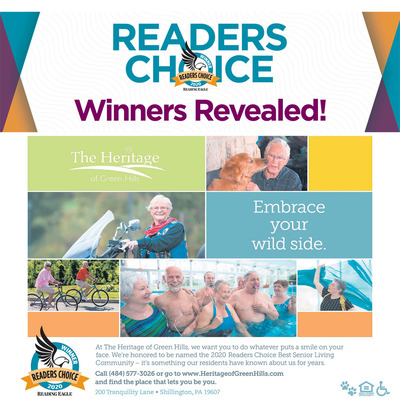 Reading Eagle - Special Sections - Readers Choice - 2020 Winners