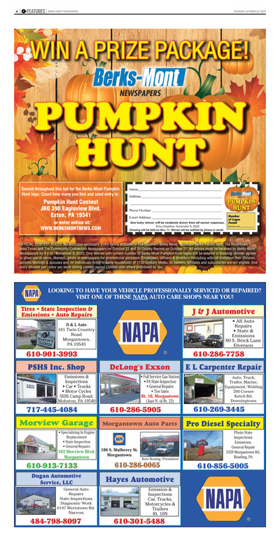 BerksMont News - Special Sections - 2020 Pumpkin Hunt