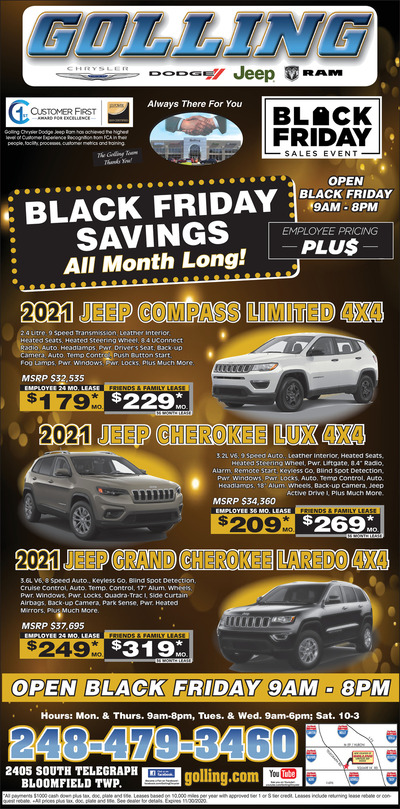 Oakland Press - Local Auto Deals - Nov 22, 2020