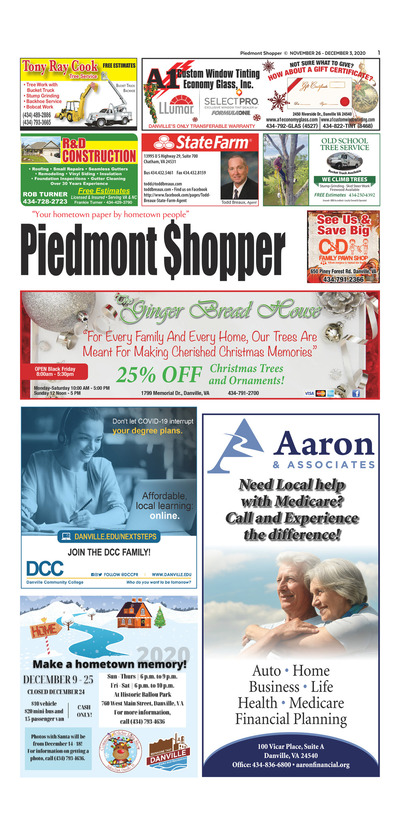 Piedmont Shopper - Nov 26, 2020
