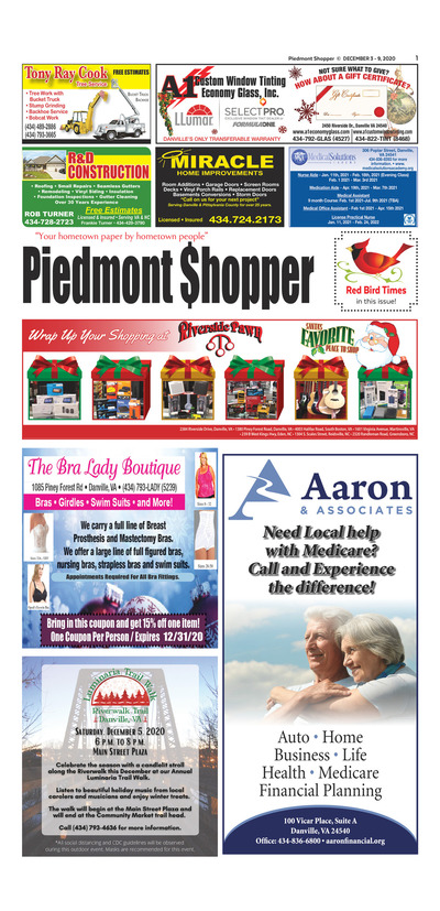 Piedmont Shopper - Dec 3, 2020