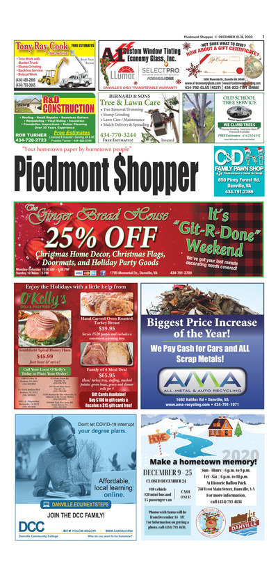 Piedmont Shopper - Dec 10, 2020