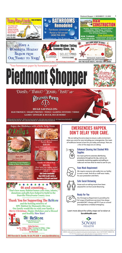 Piedmont Shopper - Dec 17, 2020