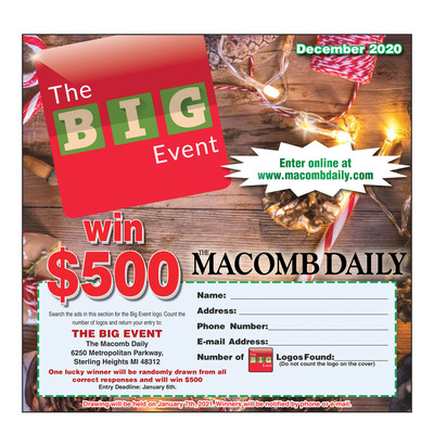 Macomb Daily - Special Sections - The Big Event - Dec 2020