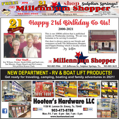 Millennium Shopper - Jan 6, 2021