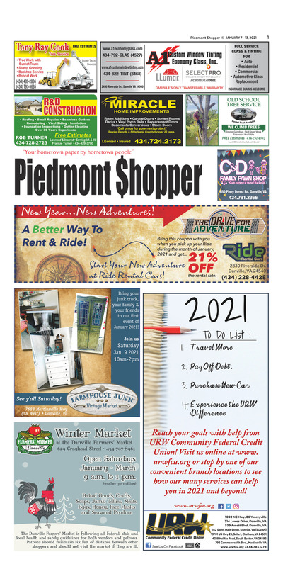 Piedmont Shopper - Jan 7, 2021