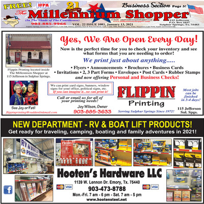 Millennium Shopper - Jan 13, 2021