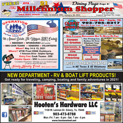 Millennium Shopper - Jan 20, 2021