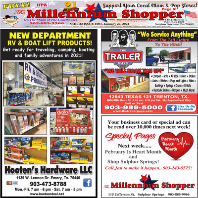 Millennium Shopper - Jan 27, 2021