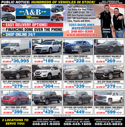Oakland Press - Local Auto Deals - Feb 21, 2021