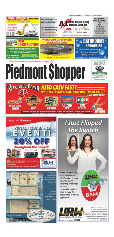 Piedmont Shopper - Feb 25, 2021