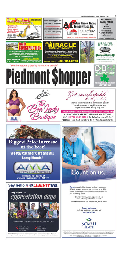 Piedmont Shopper - Mar 4, 2021